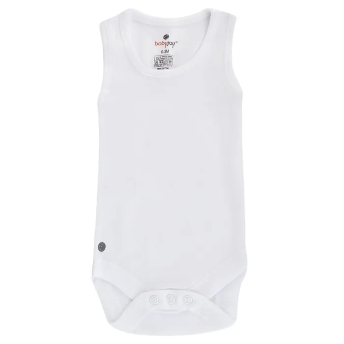 Baby Jay JRP Baby Jay Sleeveless Onesies 3 Pack Necklaces