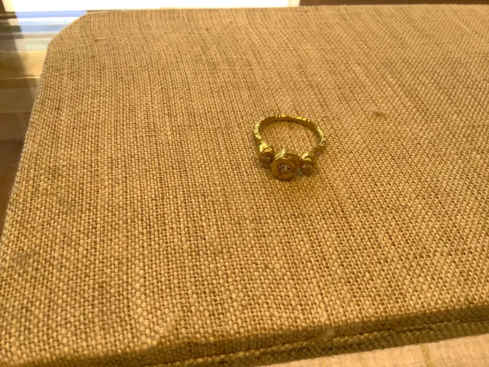 Brooke Lydecker Rings Three Stone Diamond Ring 18k