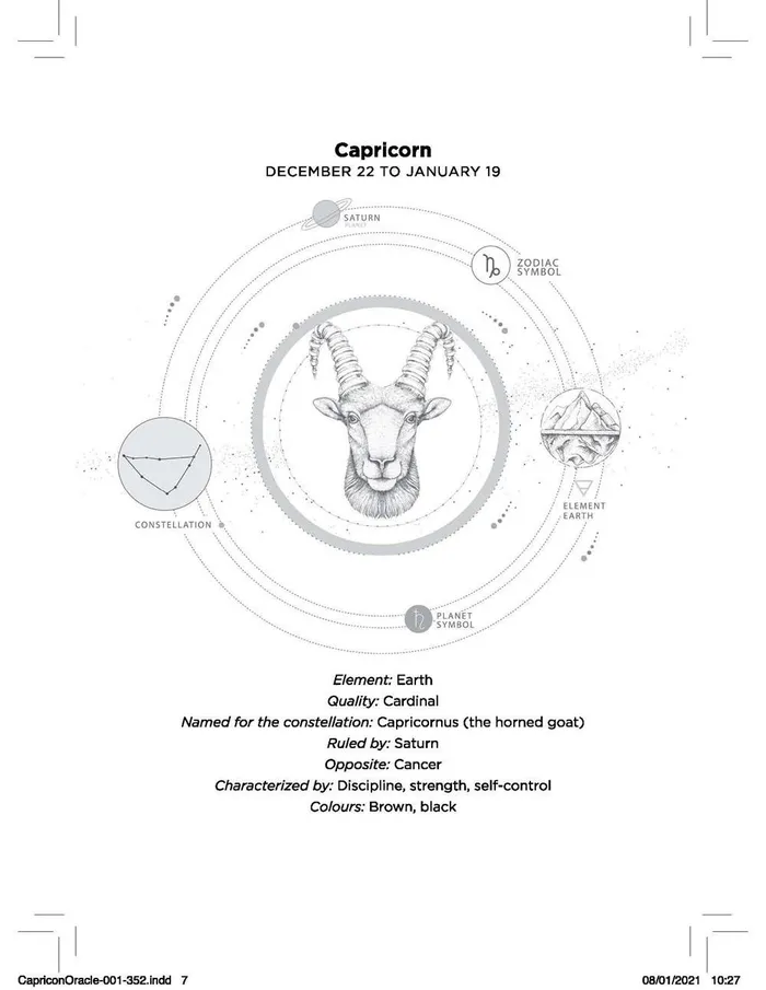 Texas Bookman Earrings Capricorn Oracle Instant Answers from Your Cosmic Self