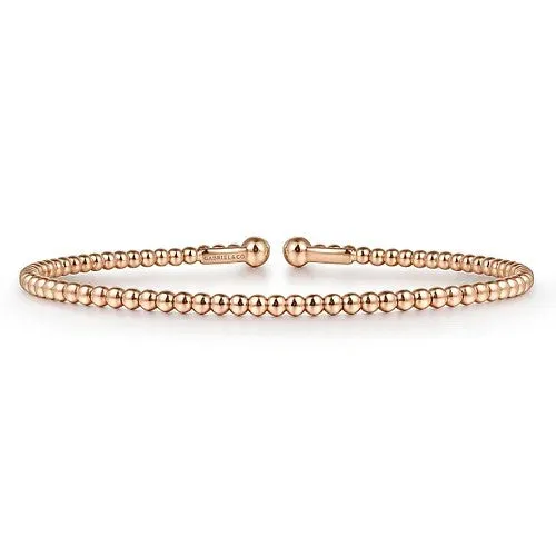14K Rose Gold Bujukan Split Bangle GABRIEL CO Bracelets