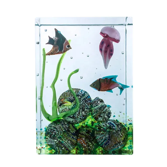 Costantini Diego Earrings Murano glass Aquarium Model 8