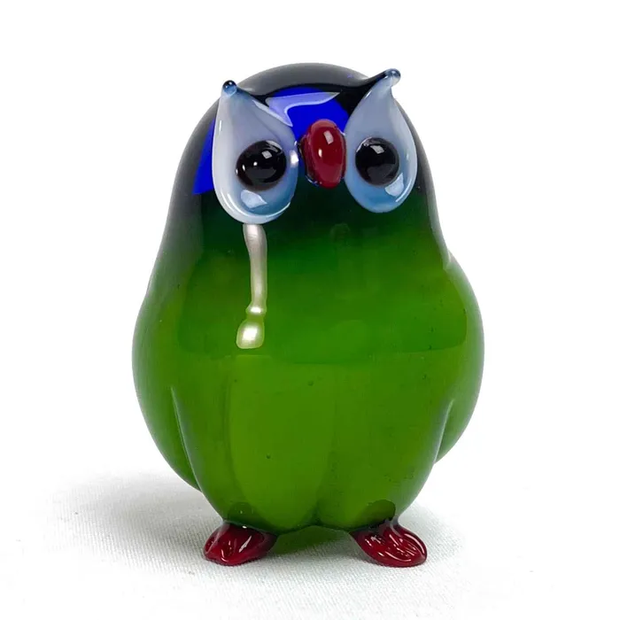 Murano Glass Owl The Soul of the Night Balbi Cristiano Necklaces