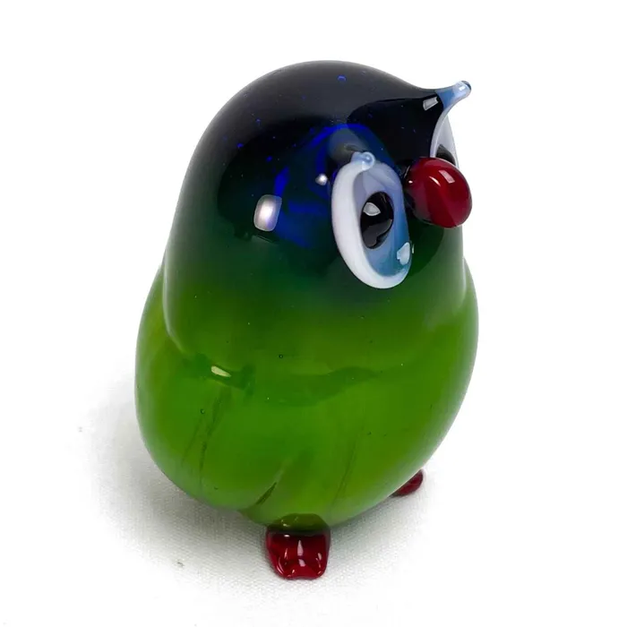 Murano Glass Owl The Soul of the Night Balbi Cristiano Necklaces