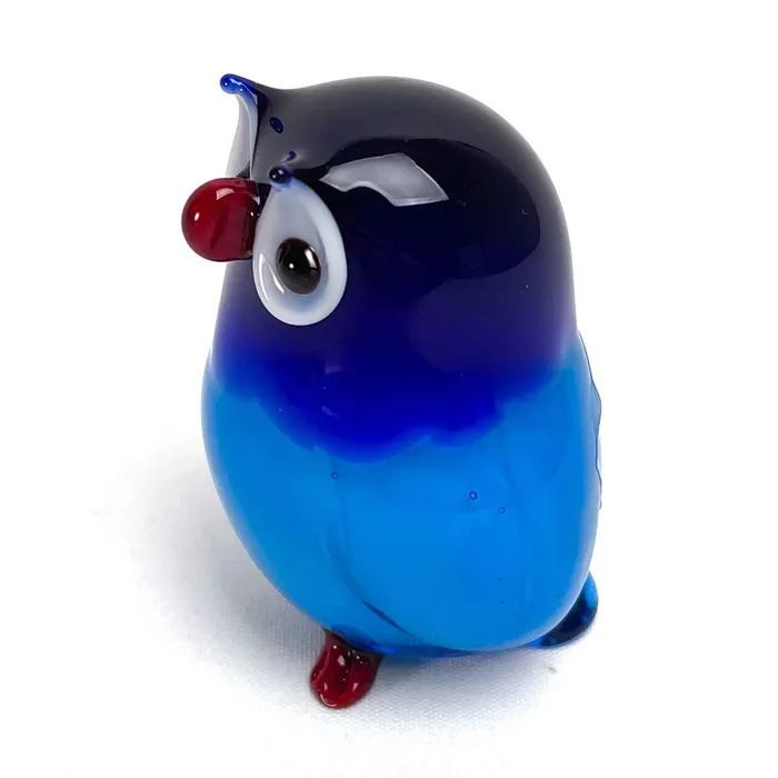 Murano Glass Owl The Soul of the Night Balbi Cristiano Necklaces