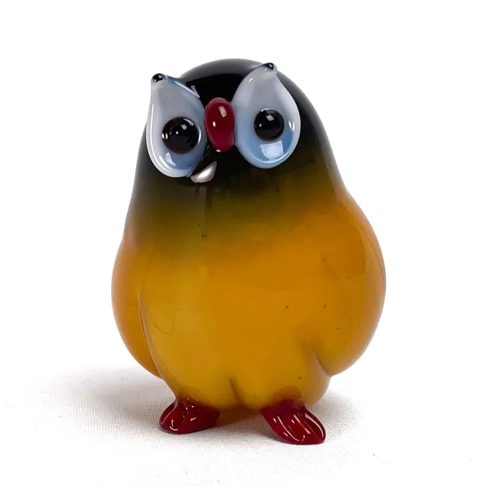 Murano Glass Owl The Soul of the Night Balbi Cristiano Necklaces