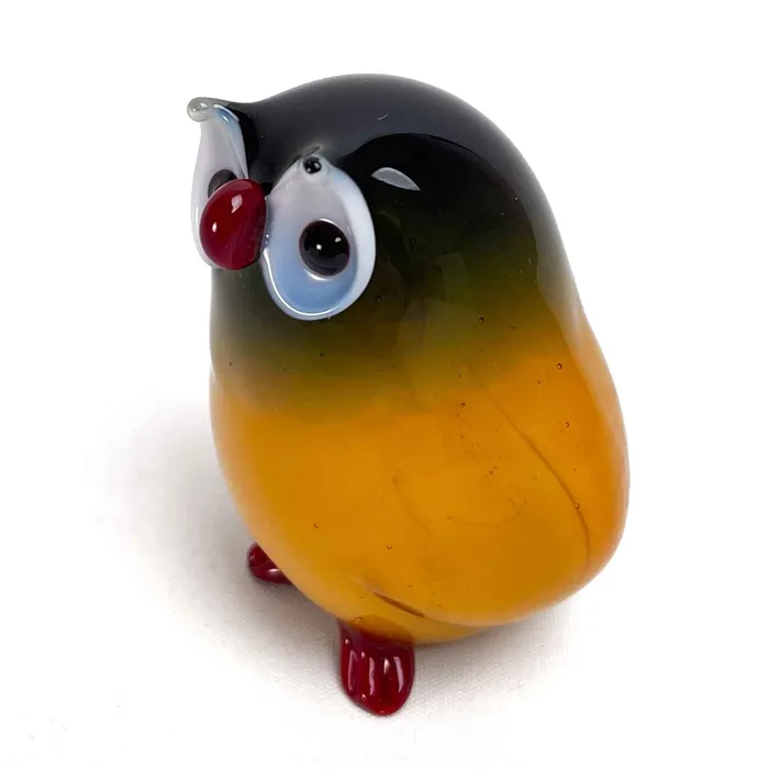 Murano Glass Owl The Soul of the Night Balbi Cristiano Necklaces