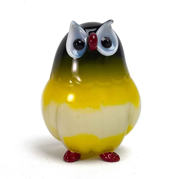 Murano Glass Owl The Soul of the Night Balbi Cristiano Necklaces