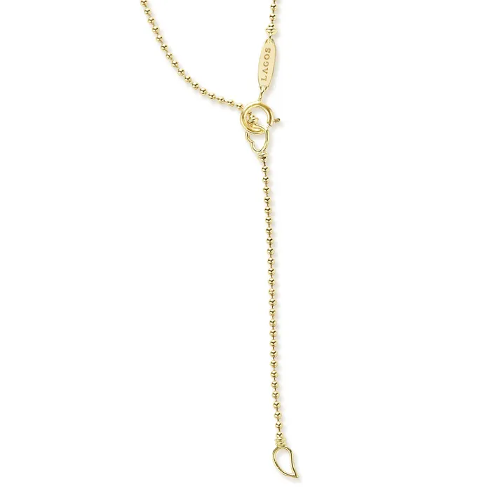 Necklaces LAGOS Meridian 18K Gold Diamond Circle Pendant Necklace