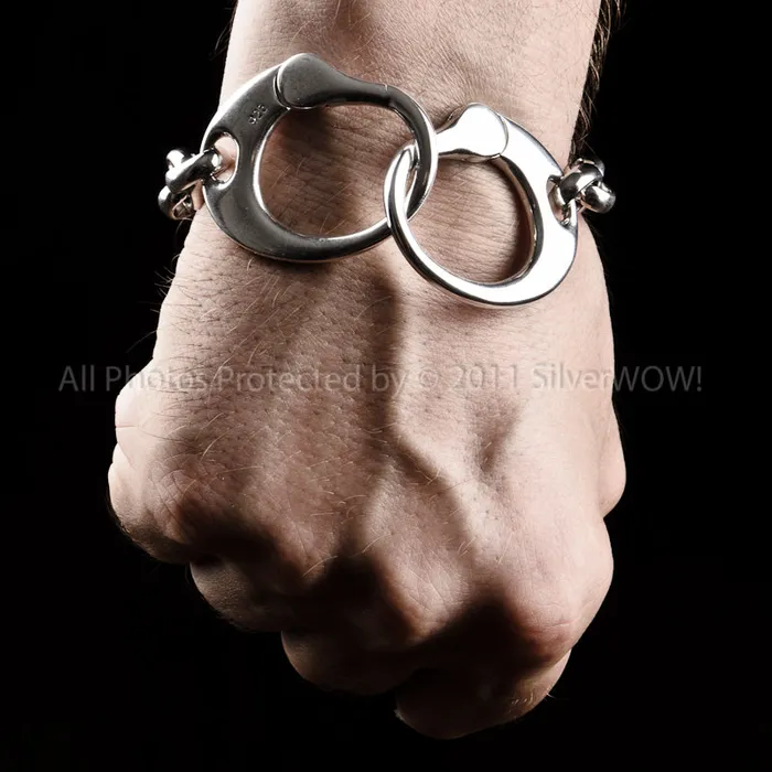 silverwow Bracelets Handcuff Bracelet Handcuffs Design