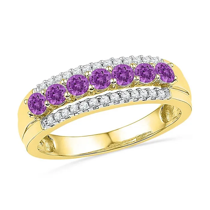 18CTWDiamond 12CTAM GEMSTONE LAB CREATED RING gndatlanta Rings
