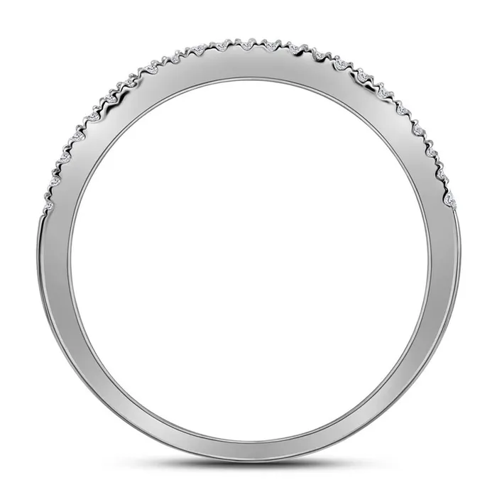14k White Gold Princess Diamond Halo Bridal Wedding Ring Set 1 Cttw gndatlanta Rings