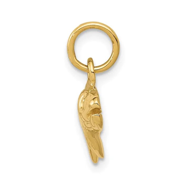 14k Yellow Gold Fish Charm Goldia Charm Necklaces