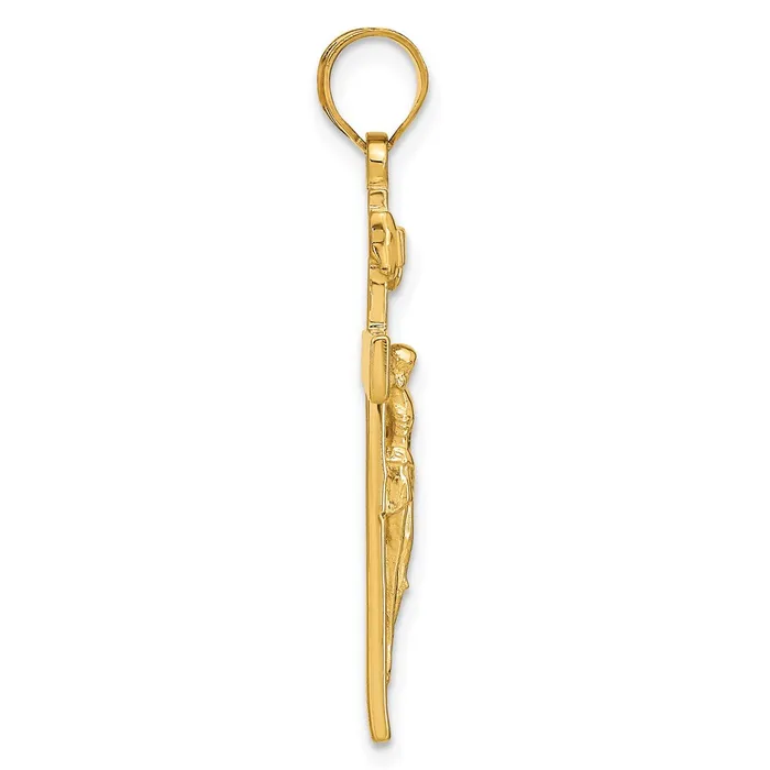 14k Yellow Gold INRI Crucifix Pendant Goldia PreStyled Sets