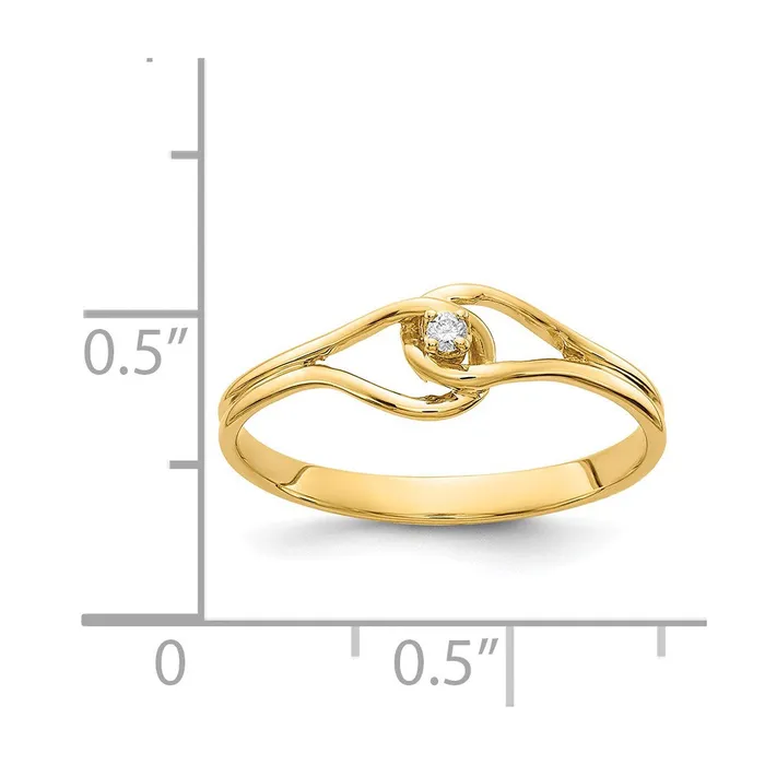 14K Yellow Gold VS Real Diamond ring Goldiacom Rings