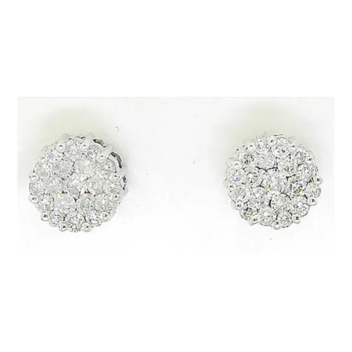 34CTDiamond FLOWER EARRINGSHE gndatlanta Earrings