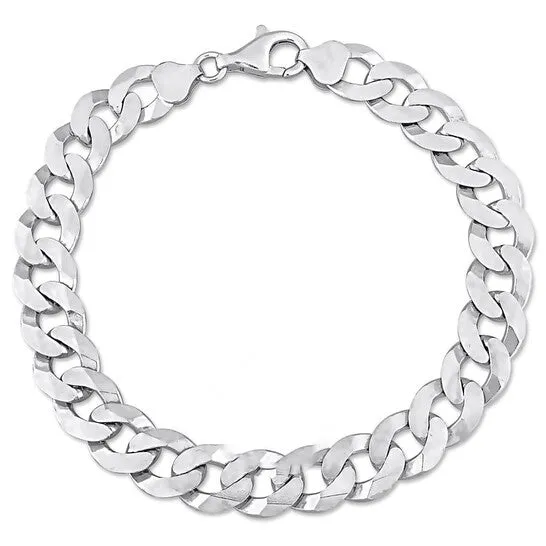 Bracelets JMS always Original AMOUR 102mm Curb Link Chain Bracelet In Sterling Silver 9 In Bracelets JMS always Original AMOUR 102mm Curb Link Chain Bracelet In Sterling Silver 9 In