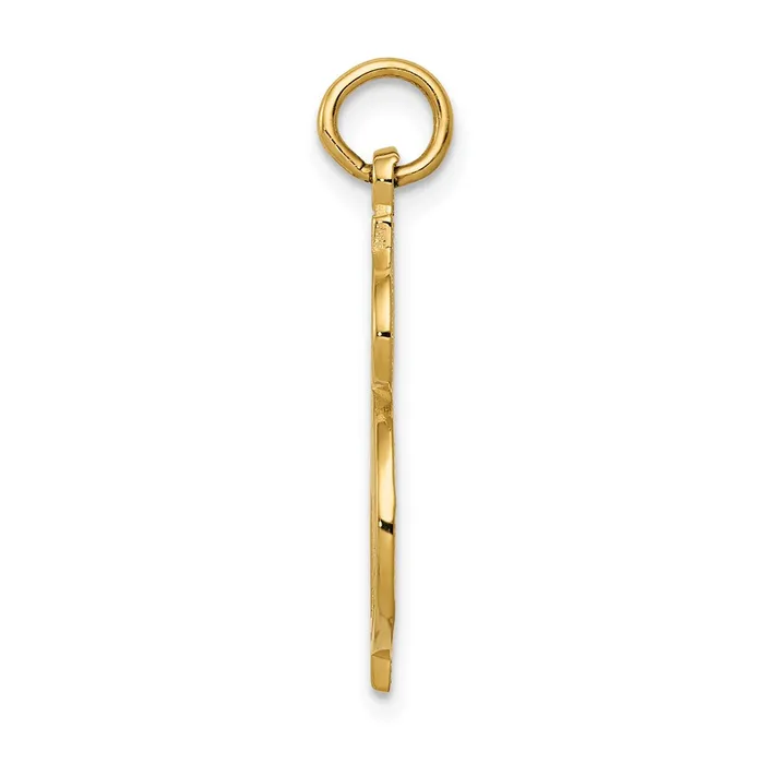 Charm Necklaces Goldia 14k Yellow Gold Dollar Sign Charm