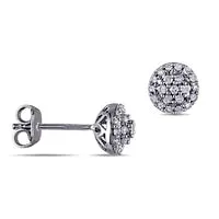 Earrings 025 CT TW Composite Diamond Stud Earrings in Sterling Silver Goldia Earrings 025 CT TW Composite Diamond Stud Earrings in Sterling Silver Goldia