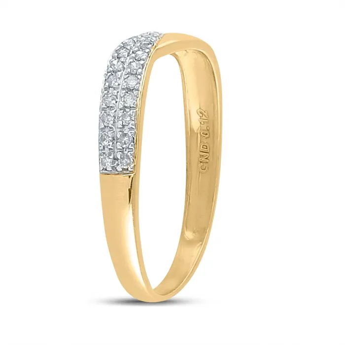 gndatlanta Rings 14k White Gold Round Diamond Band Ring 18 Cttw