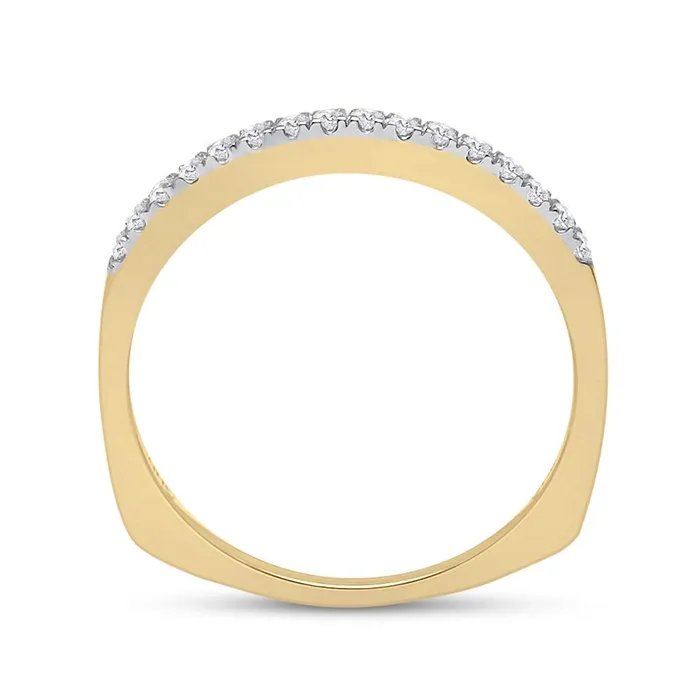 gndatlanta Rings 14k Yellow Gold Round Diamond Bridal Wedding Ring Set 1 Cttw