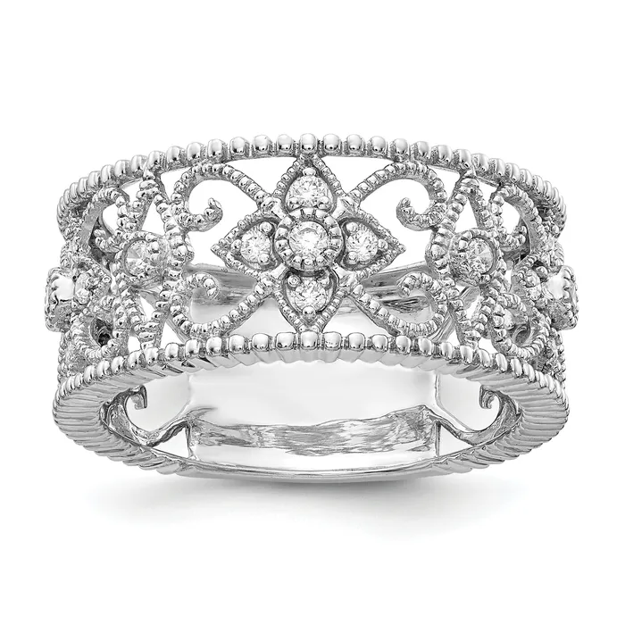 Goldia 14k White Gold 14 Ct Lab Grown Diamond VSSI G Fashion Band Ring Rings Goldia 14k White Gold 14 Ct Lab Grown Diamond VSSI G Fashion Band Ring Rings