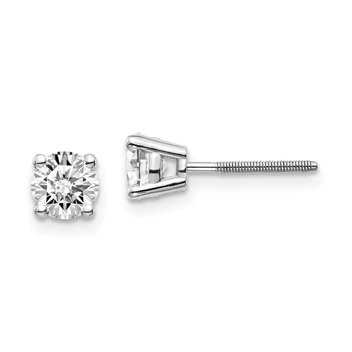 goldiaca 14kw 95ct VS2SI1 G I Diamond Stud Thread onoff Post Earrings Earrings