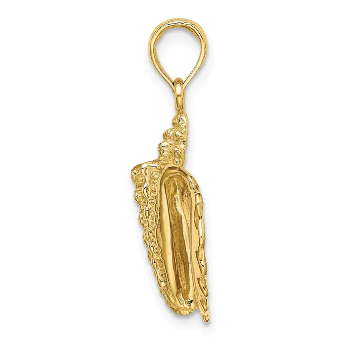 Goldia Charm Necklaces 14k Yellow Gold Conch Shell Charm