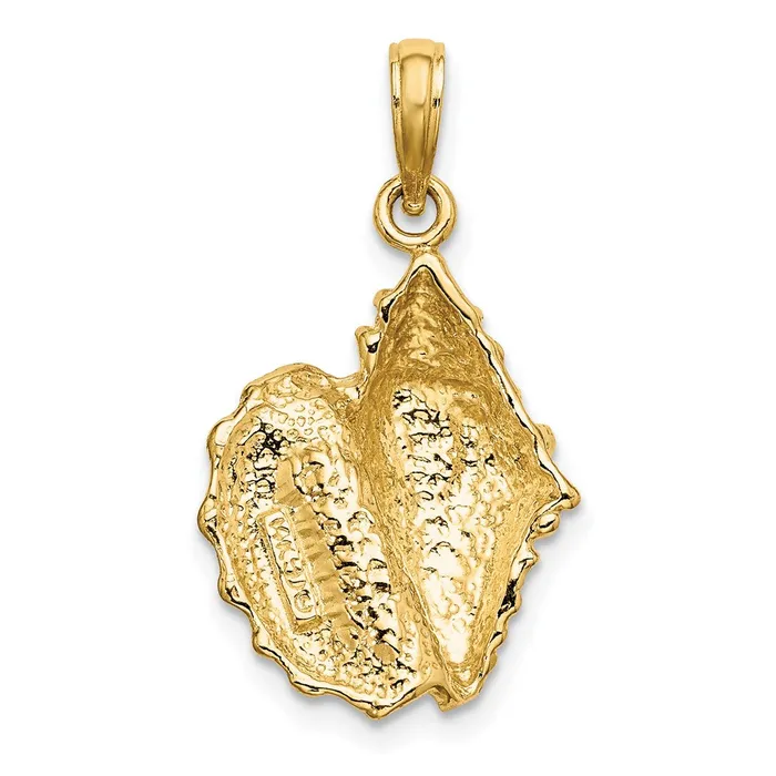 Goldia Charm Necklaces 14k Yellow Gold Conch Shell Charm