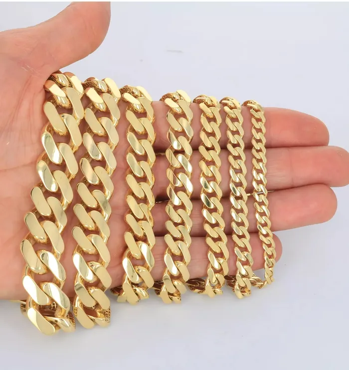 Goldiacom Bracelets 10K Yellow Gold Miami Cuban Royal Monaco Chain Bracelet 5mm20mm 6 7 8 9 Goldiacom Bracelets 10K Yellow Gold Miami Cuban Royal Monaco Chain Bracelet 5mm20mm 6 7 8 9