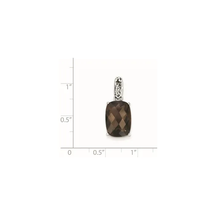 Goldia Necklaces Sterling Silver Smoky Quartz Pendant