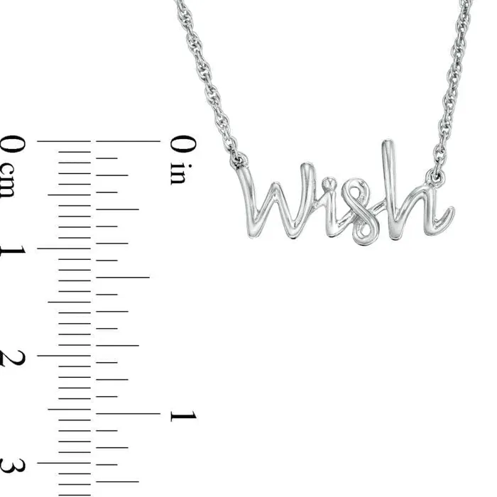 Goldia Necklaces wish Necklace in Sterling Silver 17 Goldia Necklaces wish Necklace in Sterling Silver 17