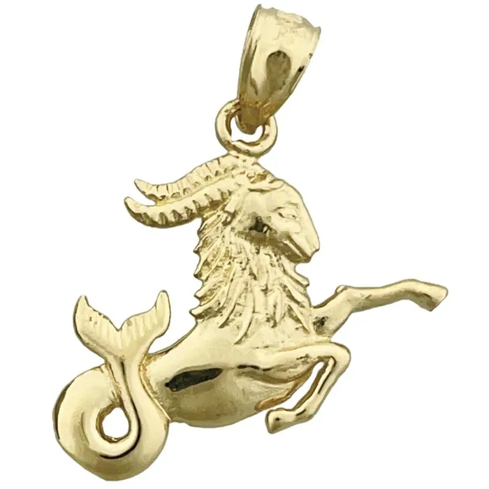 Goldia PreStyled Sets 14K Gold Zodiac Capricorn Pendant
