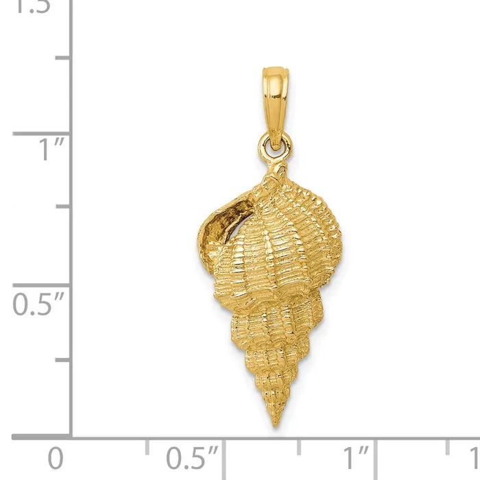 Goldia PreStyled Sets 14k Yellow Gold Conch Shell Pendant