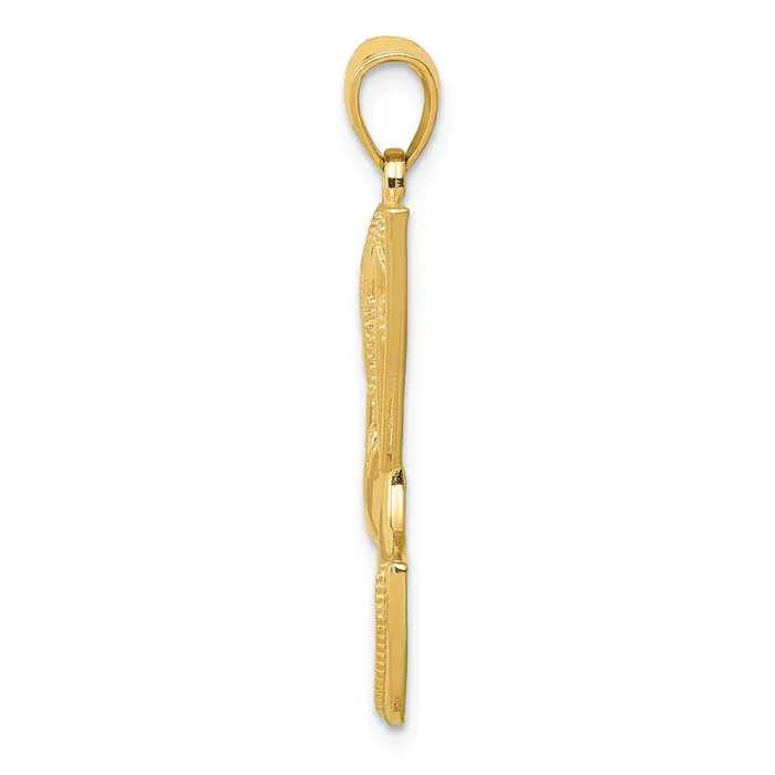Goldia PreStyled Sets 14k Yellow Gold Nefertiti Profile Pendant