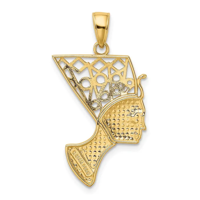 Goldia PreStyled Sets 14k Yellow Gold Nefertiti Profile Pendant