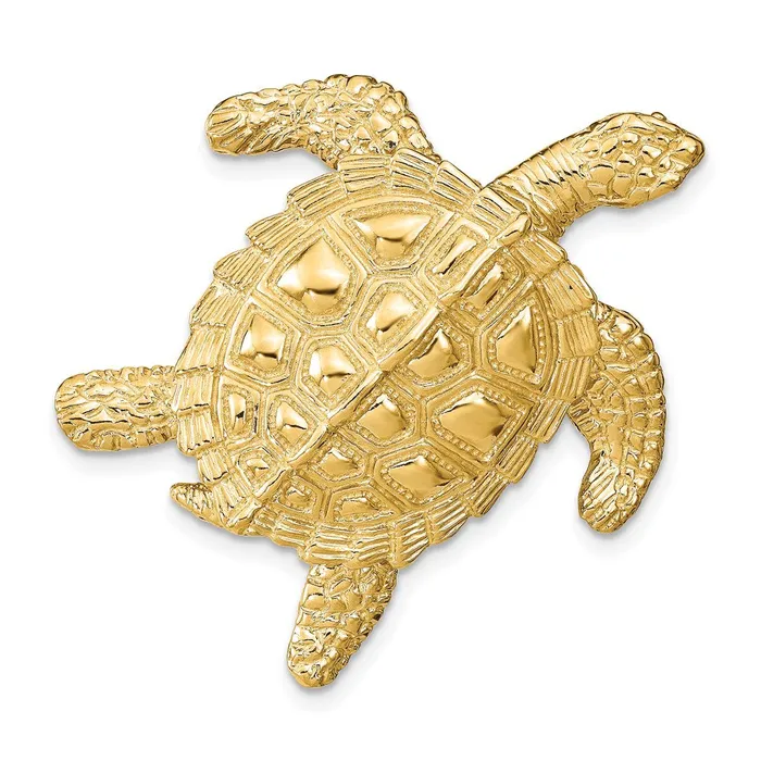Goldia PreStyled Sets 14k Yellow Gold Sea Turtle Slide