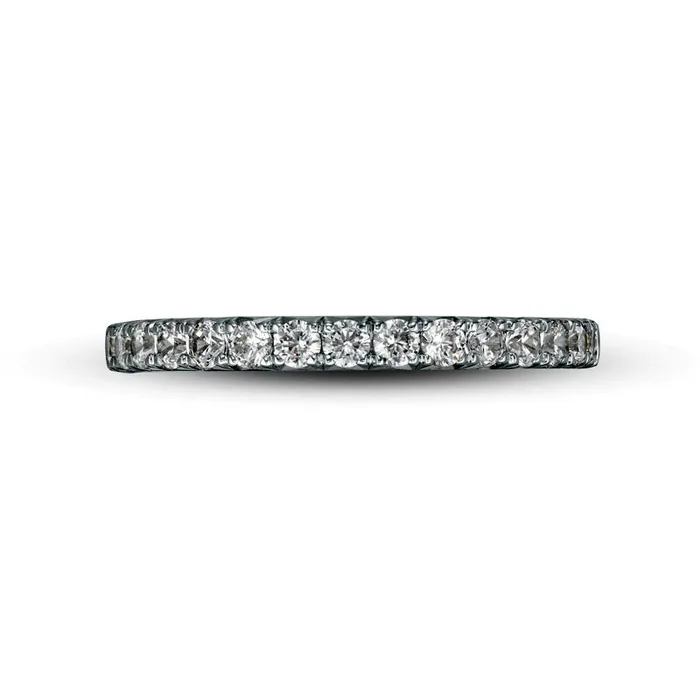 Goldia Rings 050 CT TW Certified LabCreated Diamond Band in Solid 14K White Gold FVS2 Goldia Rings 050 CT TW Certified LabCreated Diamond Band in Solid 14K White Gold FVS2