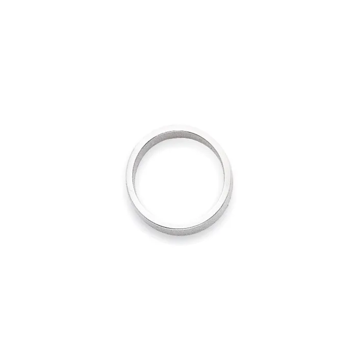 Goldia Rings Solid 10K White Gold 2mm Light Weight Flat MensWomens Wedding Band Ring Size 45 Goldia Rings Solid 10K White Gold 2mm Light Weight Flat MensWomens Wedding Band Ring Size 45