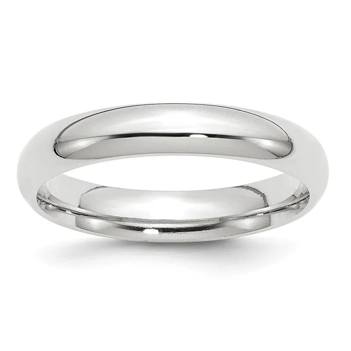 Goldia Rings Solid 10K White Gold 4mm Standard Comfort Fit MensWomens Wedding Band Ring Size 14 Goldia Rings Solid 10K White Gold 4mm Standard Comfort Fit MensWomens Wedding Band Ring Size 14
