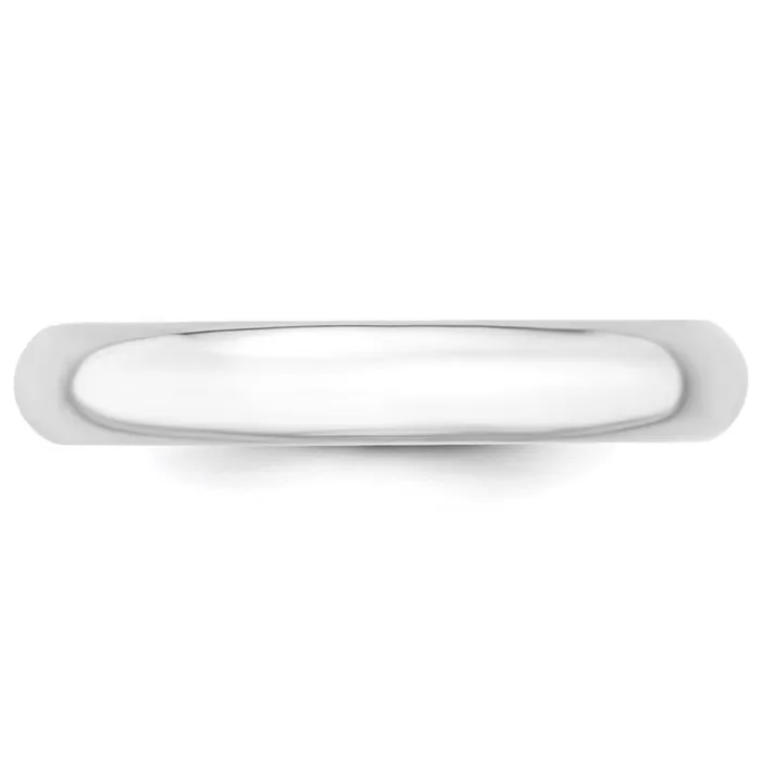 Goldia Rings Solid 10K White Gold 4mm Standard Comfort Fit MensWomens Wedding Band Ring Size 14 Goldia Rings Solid 10K White Gold 4mm Standard Comfort Fit MensWomens Wedding Band Ring Size 14