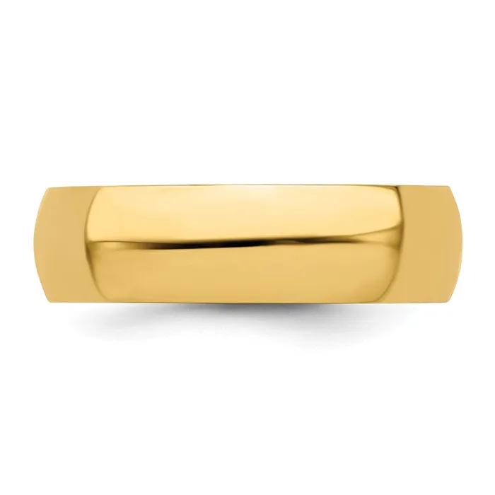 Goldia Rings Solid 10K Yellow Gold 6mm HalfRound Wedding MensWomens Wedding Band Ring Size 4 Goldia Rings Solid 10K Yellow Gold 6mm HalfRound Wedding MensWomens Wedding Band Ring Size 4