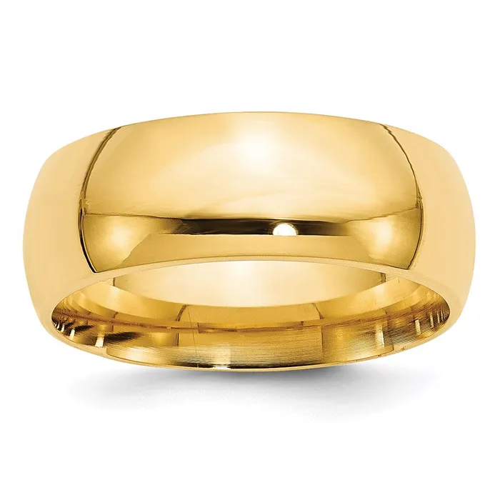 Goldia Rings Solid 10K Yellow Gold 8mm Comfort Fit MensWomens Wedding Band Ring Size 12 Goldia Rings Solid 10K Yellow Gold 8mm Comfort Fit MensWomens Wedding Band Ring Size 12
