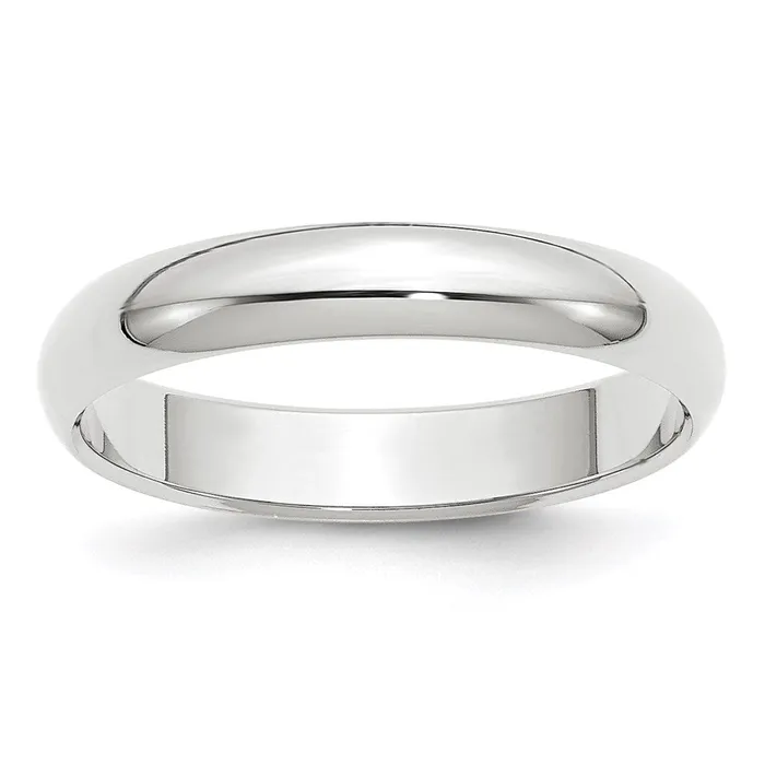 Goldia Rings Solid 10K Yellow Gold White Gold 4mm HalfRound MensWomens Wedding Band Ring Size 4 Goldia Rings Solid 10K Yellow Gold White Gold 4mm HalfRound MensWomens Wedding Band Ring Size 4