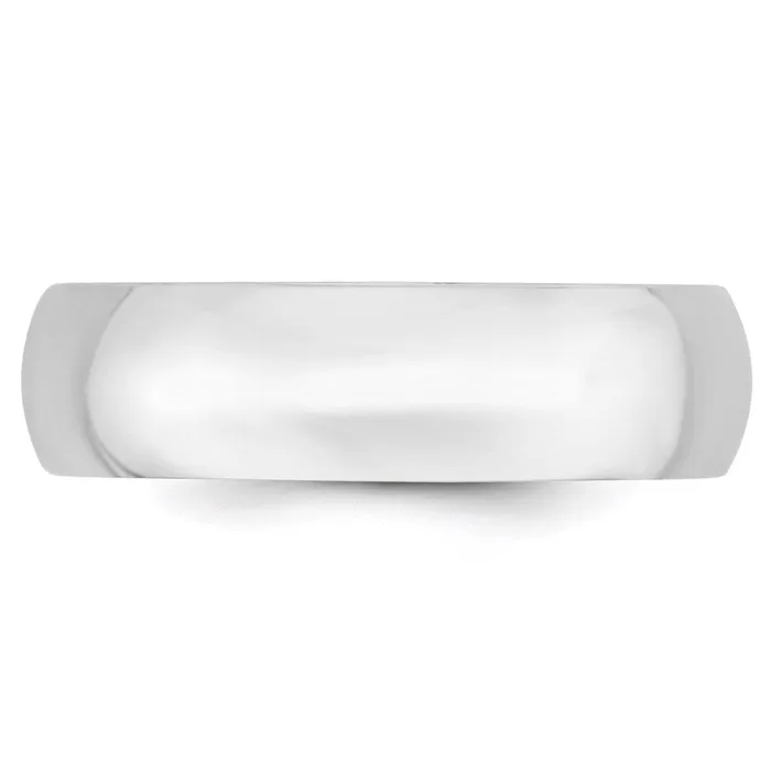 Goldia Rings Solid 14K White Gold 6mm Light Weight Comfort Fit MensWomens Wedding Band Ring Size 135 Goldia Rings Solid 14K White Gold 6mm Light Weight Comfort Fit MensWomens Wedding Band Ring Size 135