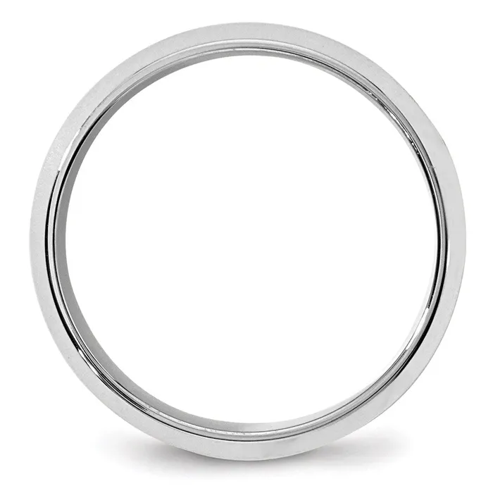 Goldia Rings Solid 14K White Gold 8mm Bevel Edge Comfort Fit MensWomens Wedding Band Ring Size 13 Goldia Rings Solid 14K White Gold 8mm Bevel Edge Comfort Fit MensWomens Wedding Band Ring Size 13