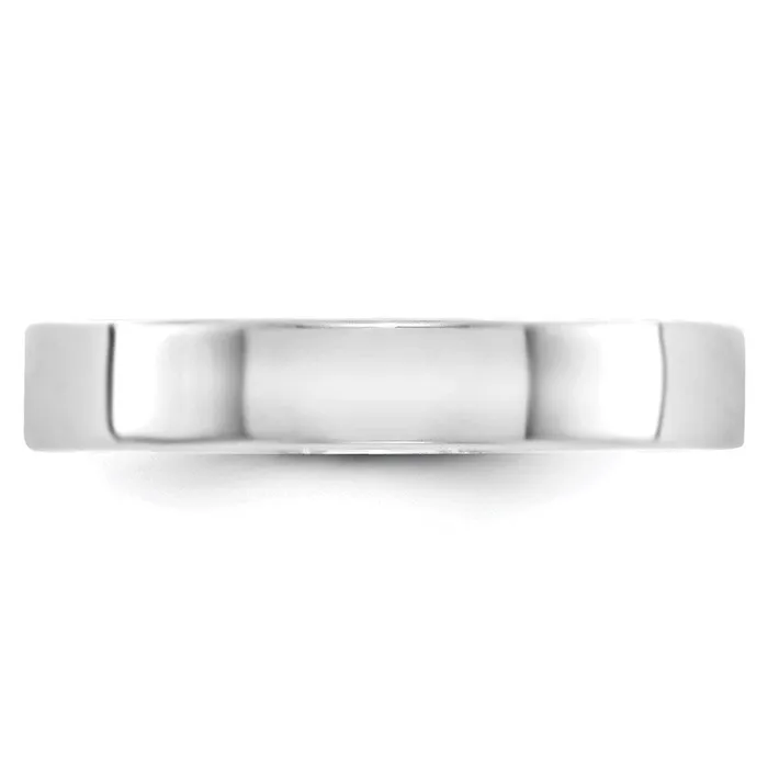 Goldia Solid 14K White Gold 4mm Light Weight Flat MensWomens Wedding Band Ring Size 8 Rings Goldia Solid 14K White Gold 4mm Light Weight Flat MensWomens Wedding Band Ring Size 8 Rings