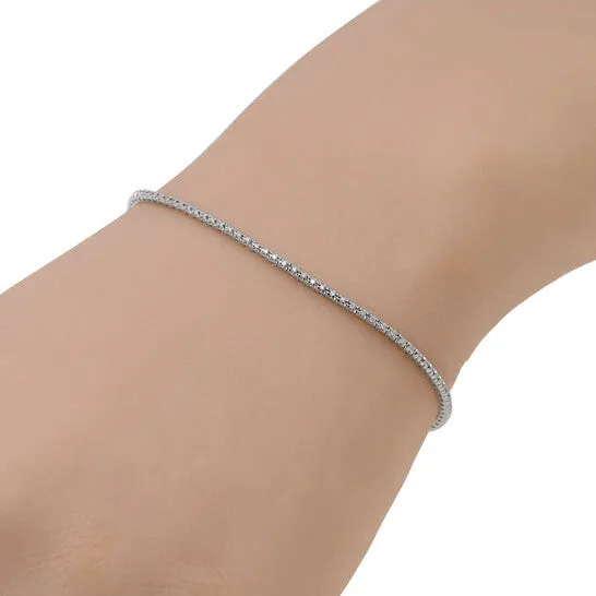 JMS always Bracelets Original Bliss 18K White Gold Diamond 030ct tw Tennis Bracelet 20082023 JMS always Bracelets Original Bliss 18K White Gold Diamond 030ct tw Tennis Bracelet 20082023