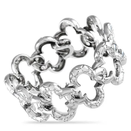 JMS always Bracelets Original PreOwned Van Cleef Arpels Alhambra 18K White Gold 20ct Diamond Link Bracelet VC17 012224 JMS always Bracelets Original PreOwned Van Cleef Arpels Alhambra 18K White Gold 20ct Diamond Link Bracelet VC17 012224