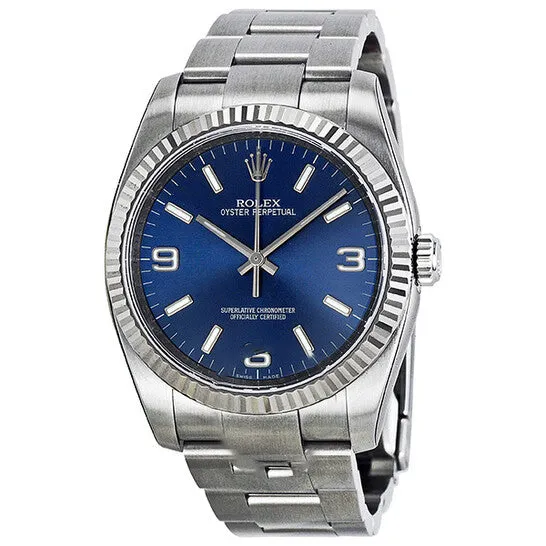 JMS always Bracelets Original Rolex Oyster Perpetual 36 mm Blue Dial Stainless Steel Bracelet Automatic Mens Watch 116034BLASO JMS always Bracelets Original Rolex Oyster Perpetual 36 mm Blue Dial Stainless Steel Bracelet Automatic Mens Watch 116034BLASO