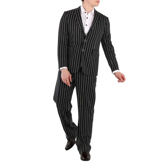 JMS always Earrings Original Burberry Pinstriped Wool Slim Fit Pressstud Tailored Jacket JMS always Earrings Original Burberry Pinstriped Wool Slim Fit Pressstud Tailored Jacket